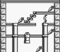 une photo d'Ã©cran de Bugs Bunny Crazy Castle sur Nintendo Game Boy